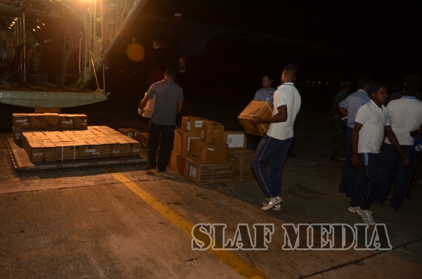 Rescue
& Relief Contingents Fly on SLAF C 130 to Nepal to Assist
Earthquake Victims