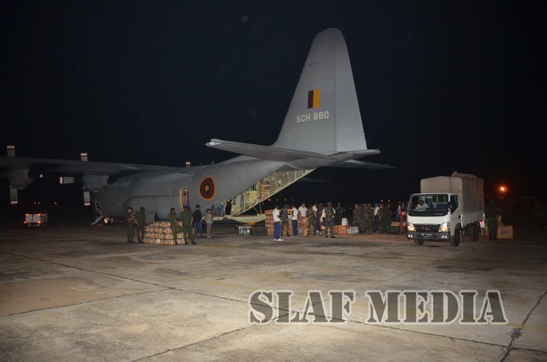 Rescue
& Relief Contingents Fly on SLAF C 130 to Nepal to Assist
Earthquake Victims