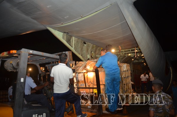 Rescue
& Relief Contingents Fly on SLAF C 130 to Nepal to Assist
Earthquake Victims