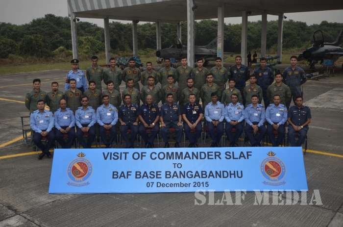 Commander of the Sri Lanka Air Force Visits Bangladesh
