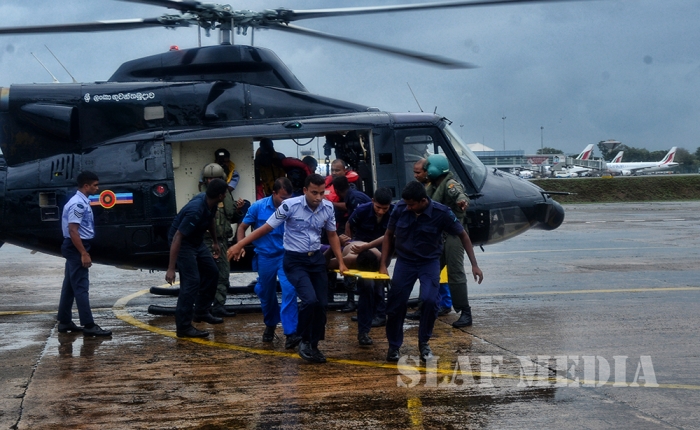 SLAF Rescued Capsized Fishermen in Negombo Pitipana Sea