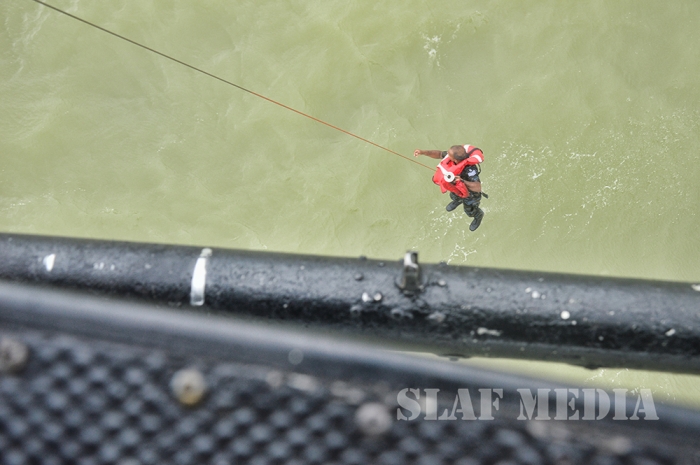 SLAF Rescued Capsized Fishermen in Negombo Pitipana Sea