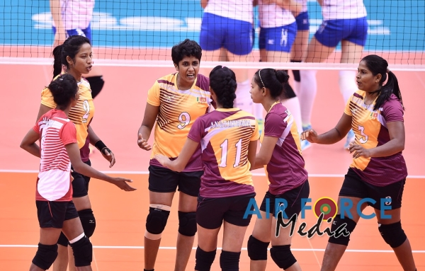 Air Force Women’s Volleyball team marks first victory at Asian Women’s Club Volleyball Championship-2019 ” 2019