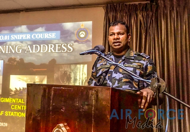 Sri Lanka Air Force Commences Sniper Training for SLAF Personnel at Ampara