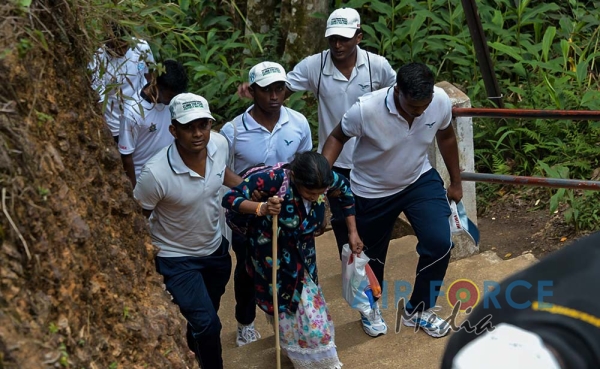 “Climb the Peak, Protect the Nature” Clean Up Project at Sri Pada Mountain by SLAF for the 2nd Consecutive Year