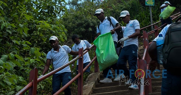 “Climb the Peak, Protect the Nature” Clean Up Project at Sri Pada Mountain by SLAF for the 2nd Consecutive Year