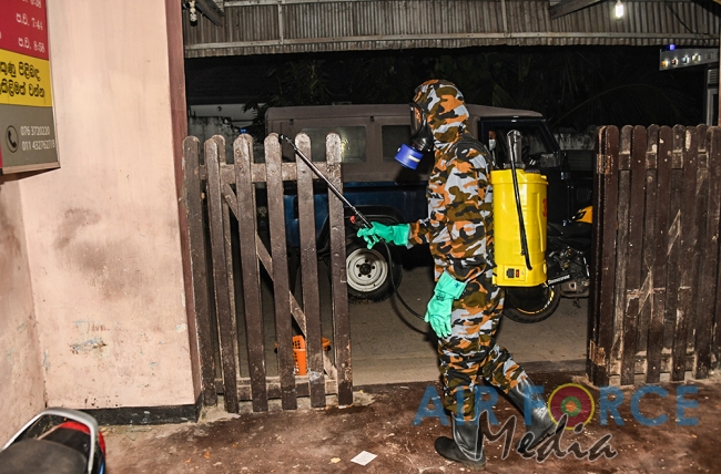 SLAF Disinfects 29 Railway Stations Daily