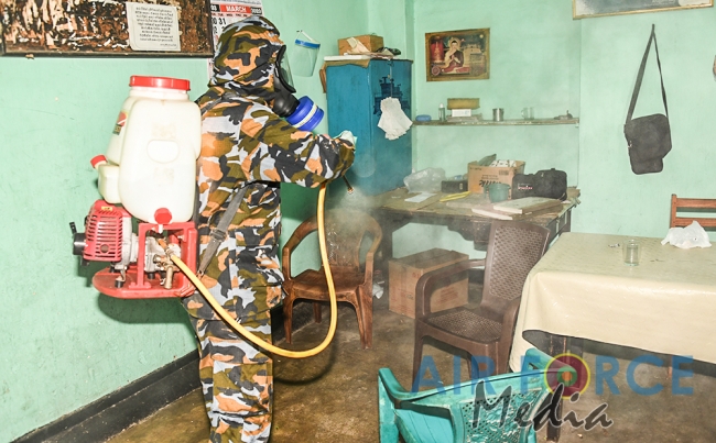 SLAF Disinfects 29 Railway Stations Daily