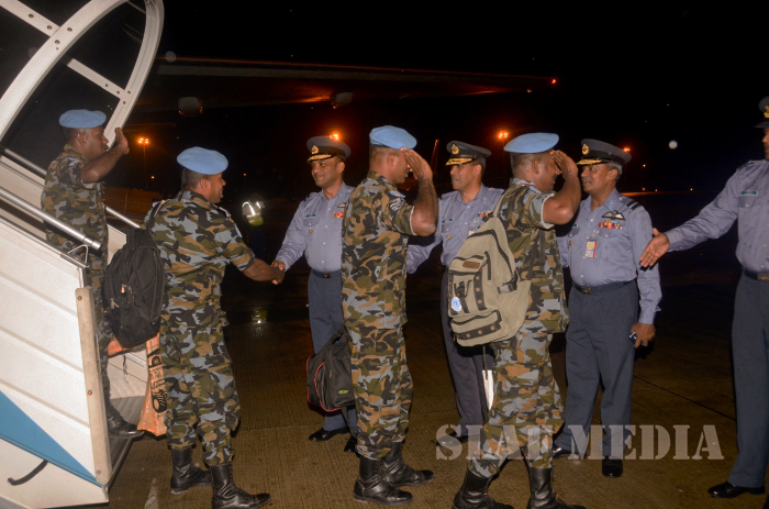 The second SLAF Group Returns from United Nations Mission in the Republic of South Sudan