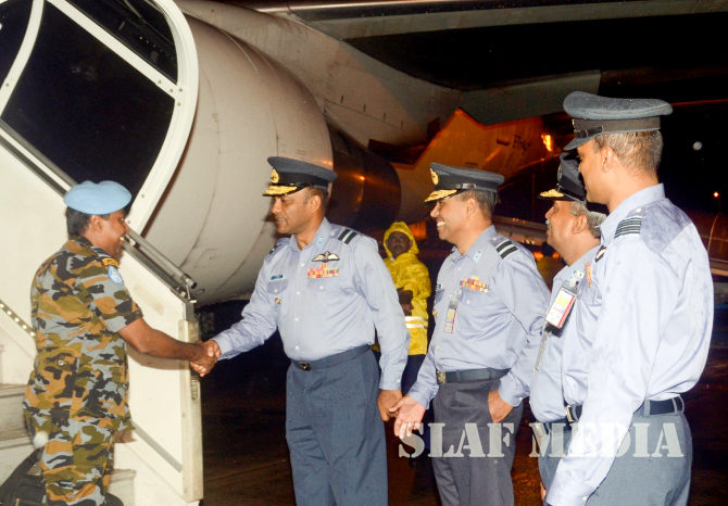 The second SLAF Group Returns from United Nations Mission in the Republic of South Sudan