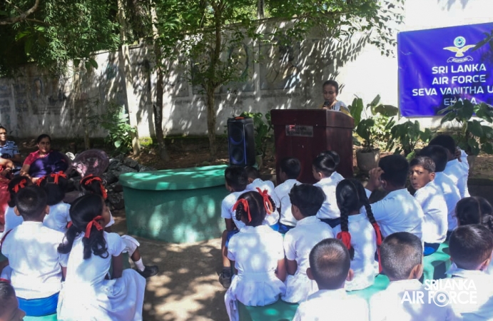 SLAF TRADE TRAINING SCHOOL, EKALA SUCCESSFULLY COMPLETES ‘GUWAN MITHUDAM’ PROJECT AT MINUWANGODA GALLOLUWA ROMAN CATHOLIC PRIMA