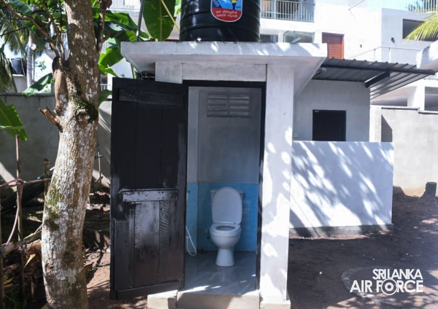 SLAF TRADE TRAINING SCHOOL, EKALA SUCCESSFULLY COMPLETES ‘GUWAN MITHUDAM’ PROJECT AT MINUWANGODA GALLOLUWA ROMAN CATHOLIC PRIMA