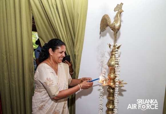 SLAF SEVA VANITHA UNIT HANDS OVER TWO NEWLY CONSTRUCTED HOUSES TO SLAF PERSONNEL