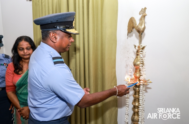 SLAF SEVA VANITHA UNIT HANDS OVER TWO NEWLY CONSTRUCTED HOUSES TO SLAF PERSONNEL