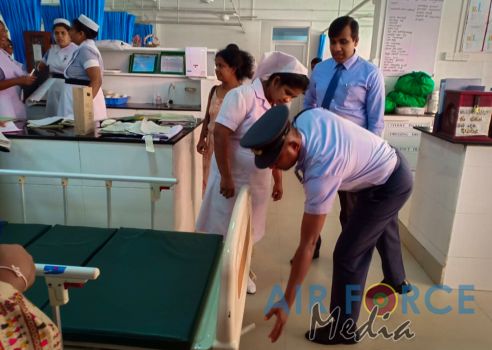 Seva Vanitha Unit of SLAF Station Koggala Donates ICU Bed to Teaching Hospital at Karapitiya.