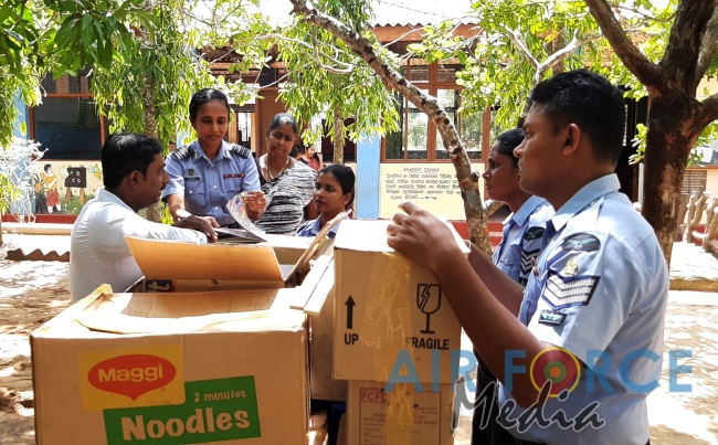 Seva Vanitha Unit SLAF Station Colombo Conducts Book Donation Campaign