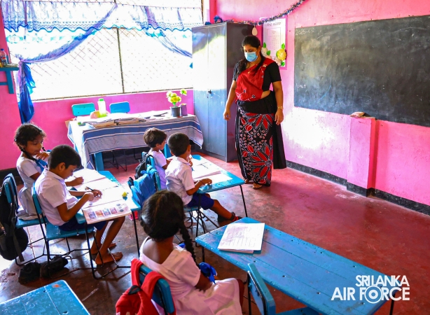 SLAF ACADEMY CHINA BAY RENOVATES KINNIYA SCHOOL UNDER GUWAN MITHUDAM PROJECT