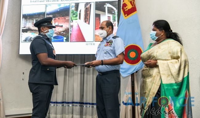 Seva Vanitha Unit Hands Over Houses Constructed Under the Half Construction Housing Project