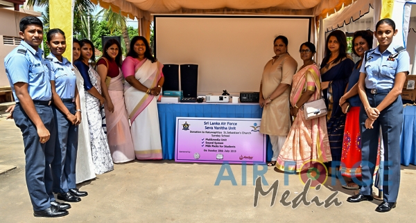 SLAF Seva Vanitha Unit Makes donation to St Sebastian Church Katuwapitiya