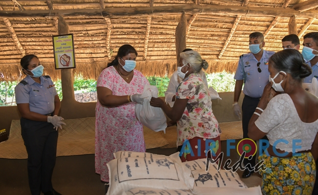 Seva Vanitha Unit donates Dry Rations to Indigenous Families in Dabana