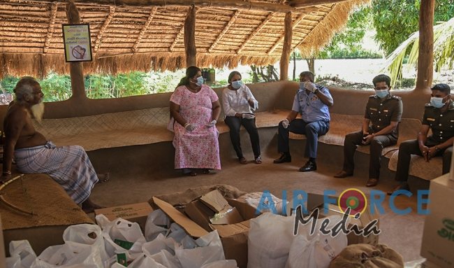 Seva Vanitha Unit donates Dry Rations to Indigenous Families in Dabana