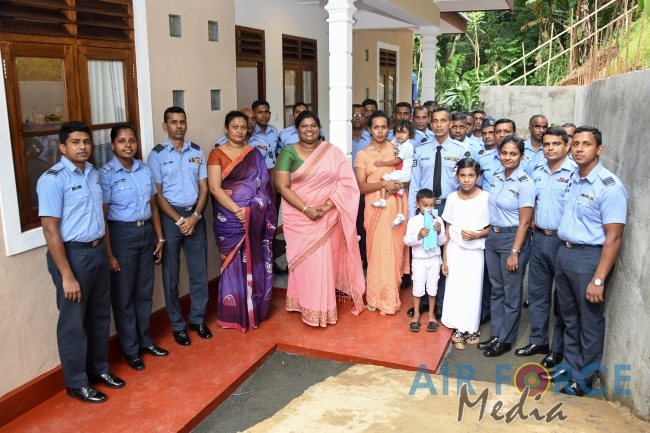 SLAF Seva Vanitha Unit Conducts a House Warming Ceremony at Kandy