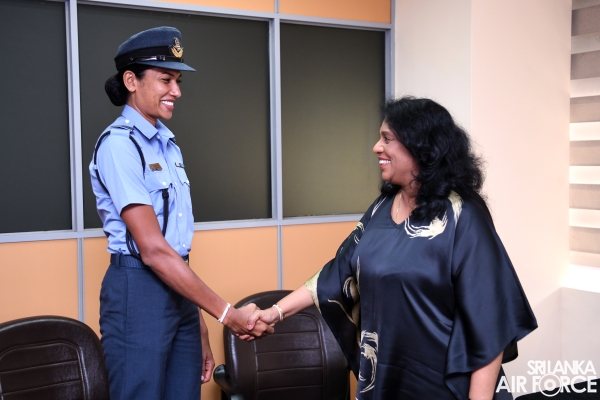 12th ASIAN NETBALL CHAMPIONS FELICITATTED BY THE SLAF SEVA VANITHA UNIT