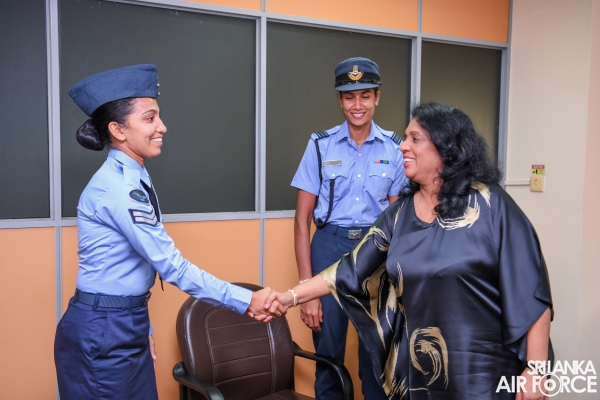 12th ASIAN NETBALL CHAMPIONS FELICITATTED BY THE SLAF SEVA VANITHA UNIT