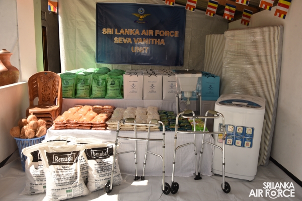 A SPECIAL DONATION PROGRAMME BY SLAF SEVA VANITHA UNIT AT “AMILASIRI GILAN BIKSHU ARAMAYA”