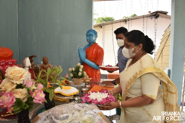 A SPECIAL DONATION PROGRAMME BY SLAF SEVA VANITHA UNIT AT “AMILASIRI GILAN BIKSHU ARAMAYA”