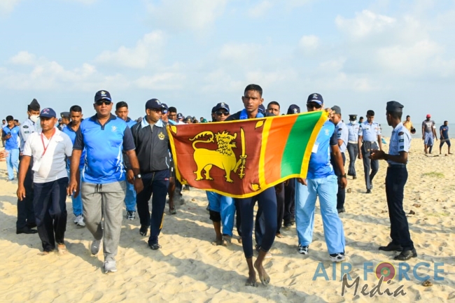 SLAF SWIMMER LEADING AIRCRAFTMAN ROSHAN ABEYSUNDARA BREAKS ASIAN RECORD