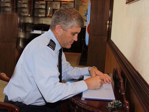 The Australian Defence Advisor calls on the Acting CDS 