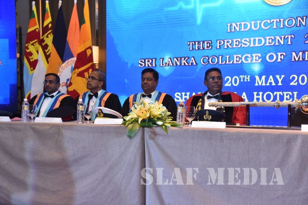 The
Induction Ceremony of the President of Sri Lanka College Of Military
Medicine (SLCOMM)