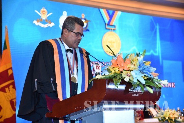 The
Induction Ceremony of the President of Sri Lanka College Of Military
Medicine (SLCOMM)