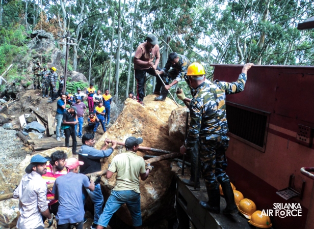 SLAF TROOPS ASSIST IN RESTORING UPCOUNTRY RAILWAY OPERATIONS