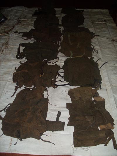 Trainees Found Hidden Cache of Weapons