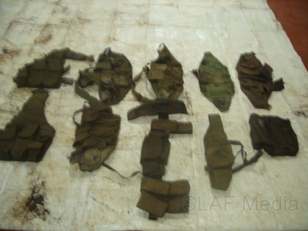 Trainees Found Hidden Cache of Weapons