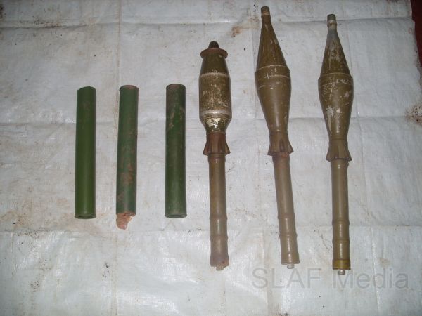 Trainees Found Hidden Cache of Weapons