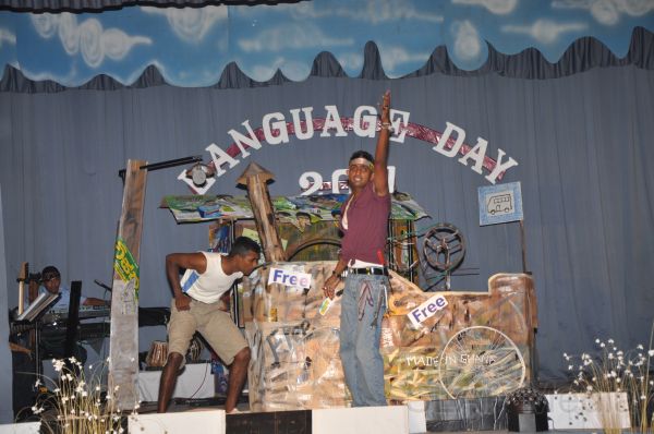 Trainees shine at the Language Day 2011 at Ekala
