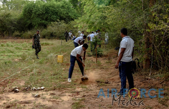 SLAF Resumed Reforestation Programme in Udawalawe Forest Reserve