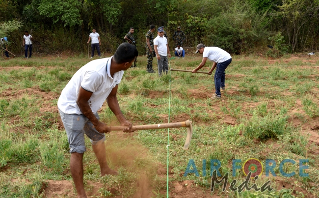 SLAF Resumed Reforestation Programme in Udawalawe Forest Reserve