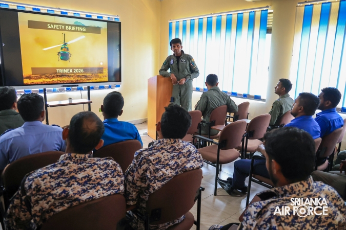 SLAF CONTRIBUTES TO JOINT MARITIME OPERATIONS AT TRINEX-26