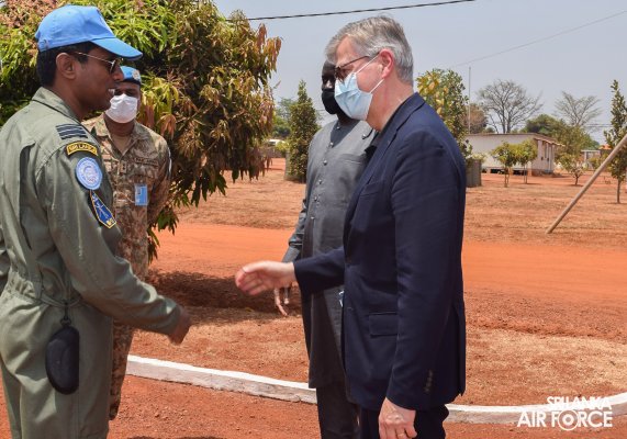 VISIT OF UNITED NATIONS UNDER SECRETARY GENERAL FOR PEACE KEEPING OPERATIONS, HIS EXCELLENCY JEAN-PIERRE LACROIX TO SLAF AVIATI