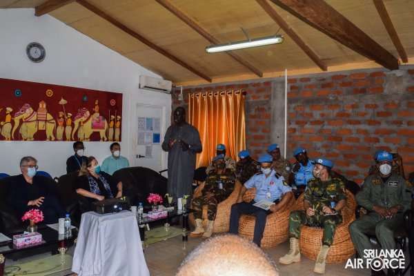 VISIT OF UNITED NATIONS UNDER SECRETARY GENERAL FOR PEACE KEEPING OPERATIONS, HIS EXCELLENCY JEAN-PIERRE LACROIX TO SLAF AVIATI