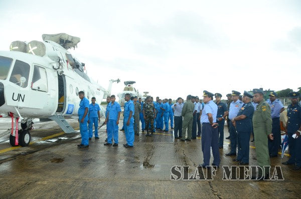 SLAF Deploys an Aviation Unit under UN Mission in South Sudan