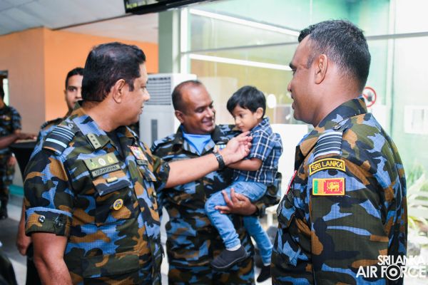 8TH CONTINGENT OF UN PEACEKEEPING MISSION TO THE CENTRAL AFRICAN REPUBLIC PASS OUT AT SLAF BASE KATUNAYAKE