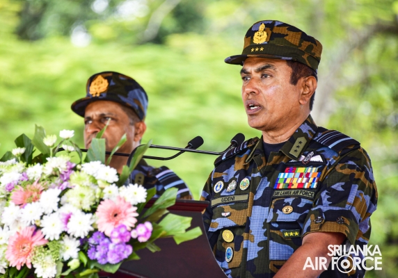 PASS OUT PARADE OF NO. 10 SLAF AVIATION CONTINGENT FOR UN PEACEKEEPING MISSION IN CENTRAL AFRICAN REPUBLIC