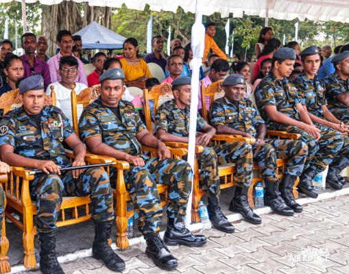 PASS OUT PARADE OF NO. 10 SLAF AVIATION CONTINGENT FOR UN PEACEKEEPING MISSION IN CENTRAL AFRICAN REPUBLIC