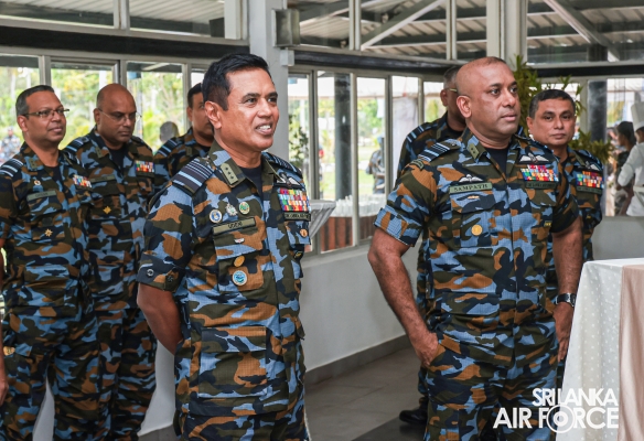 PASS OUT PARADE OF NO. 10 SLAF AVIATION CONTINGENT FOR UN PEACEKEEPING MISSION IN CENTRAL AFRICAN REPUBLIC