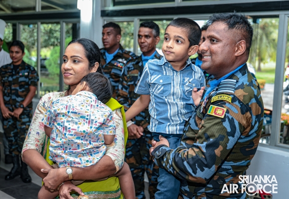 PASS OUT PARADE OF NO. 10 SLAF AVIATION CONTINGENT FOR UN PEACEKEEPING MISSION IN CENTRAL AFRICAN REPUBLIC
